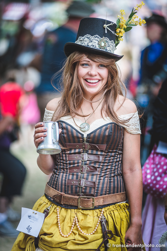Steampunk spotkanie podczas Renaissance Faire w Bristolu