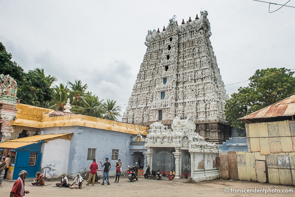 Suchindram, Świątynia Thanumalayan, gopuram – wieża wejściowa