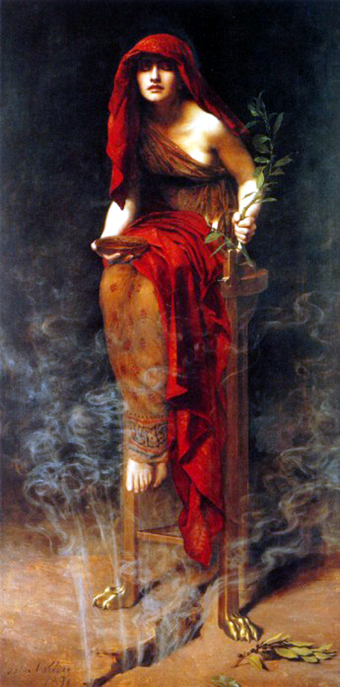 John Maler Collier - Priestess of Delphi, 1891