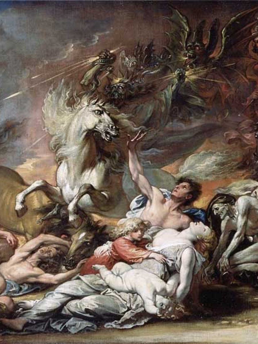 “Death on the Pale Horse,” painted by the American artist Benjamin West in 1796.