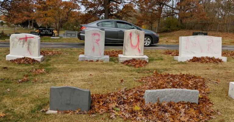 Michigan Jewish cemetery vandalized with 'TRUMP' and 'MAGA' graffiti