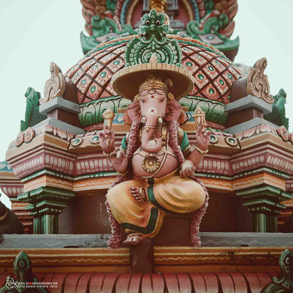 Kolorowa figura Lorda Ganeshy