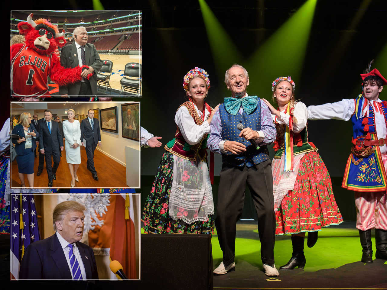 walesa, duda, trump, rosiewicz