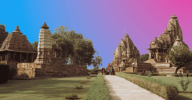 Kompleks świątynny w Khajuraho